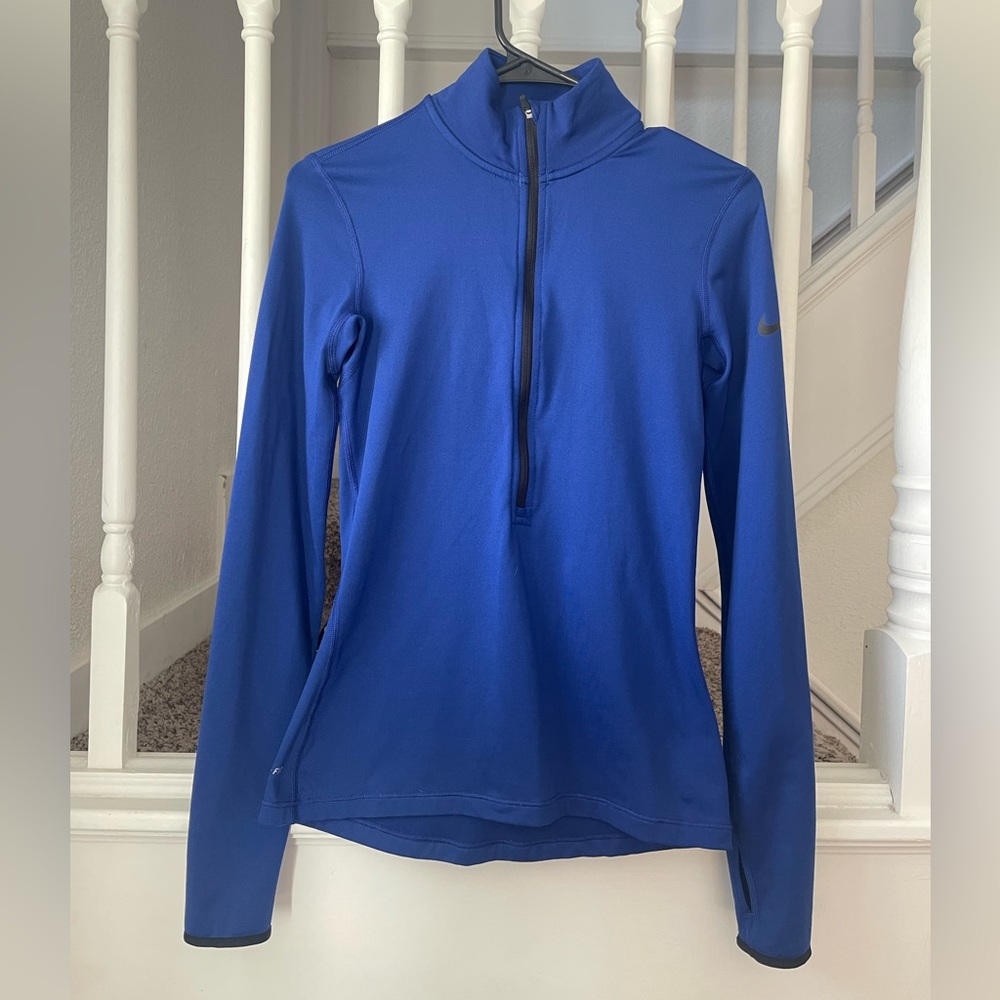 Nike Pro Dri Fit - Blue/Black - Long Sleeve